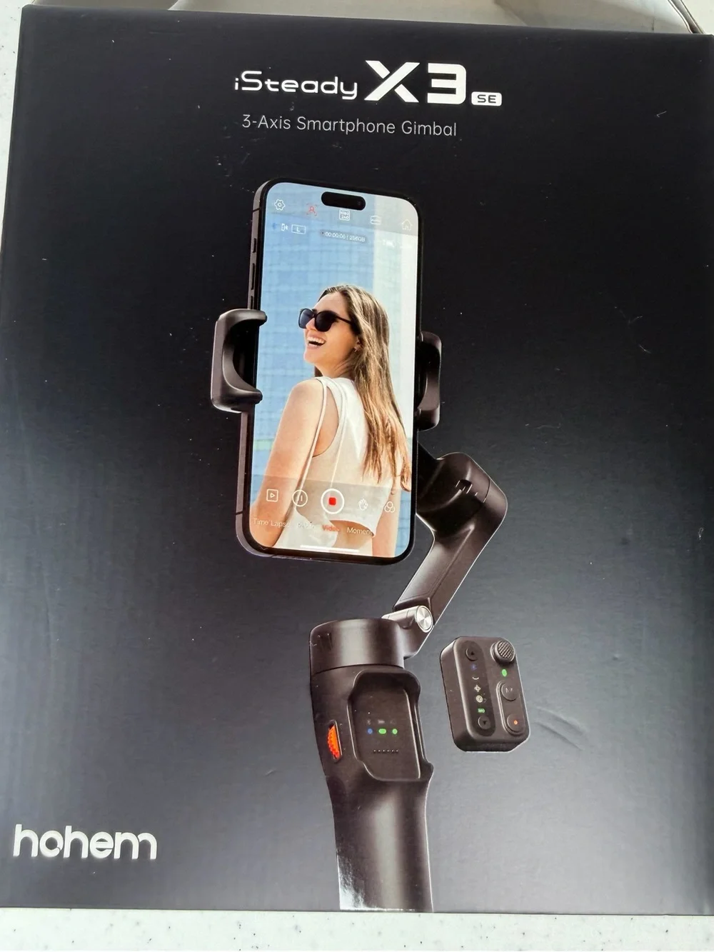 Hohem iSteady X3 SE 3-Axis Smartphone Gimbal Stabilizer Remote Tripod